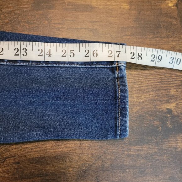 American Eagle Jeans 00 R Hi Rise Jegging 360 Next Level Stretch Medium Dark - Picture 10 of 11